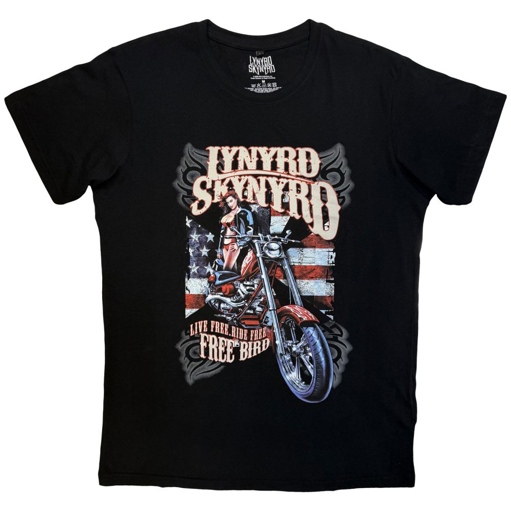 Lynyrd Skynyrd - Ride Free Mens Tshirt - Black